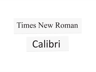 Cambio de tipografía en el Departamento de Estado