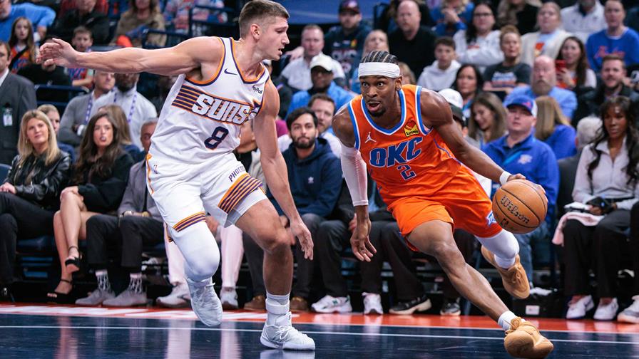 El Thunder aplasta a los Suns y vuelven a Las Vegas imponiendo miedo El Thunder aplasta a los Suns y vuelven a Las Vegas imponiendo miedo