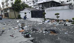 Autoridades evalúan daños tras explosión en la torre en Villa Marina