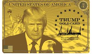 Qué es la tarjeta dorada de Trump que promete residencia en tiempo récord a millonarios