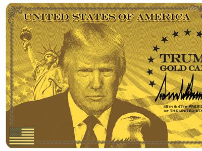 La tarjeta dorada de Trump que promete residencia a millonarios