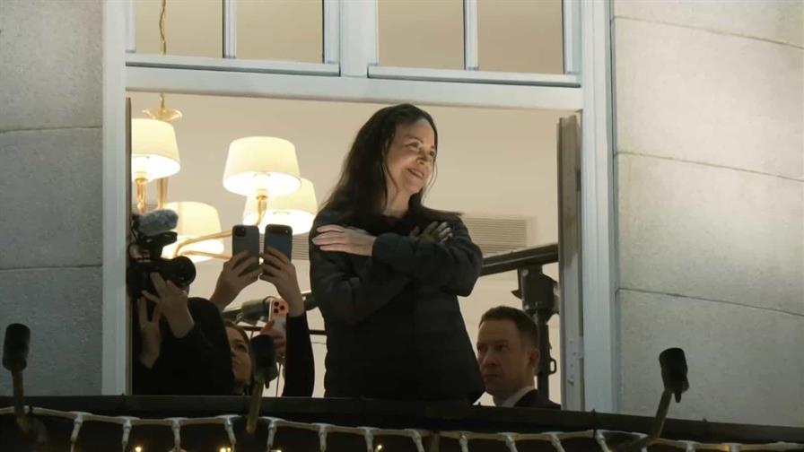 Oslo: María Corina Machado hace su primera aparición pública después de 11 meses