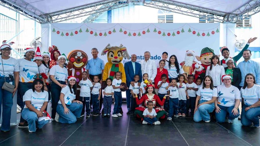 El Voluntariado Banreservas lleva la Navidad a cientos de niños