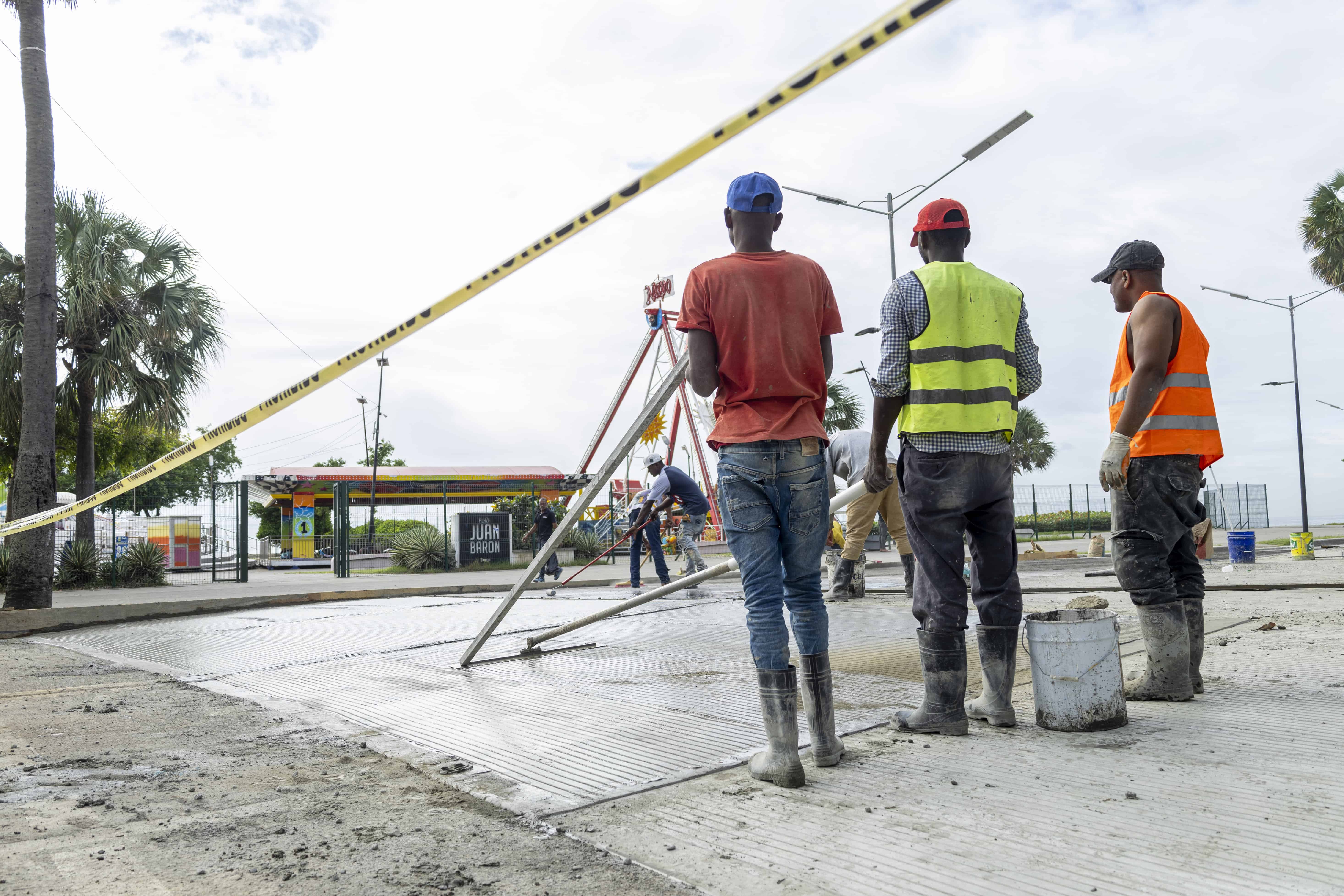 No se tocó la altura de la calzada elevada, sino de la rampa.