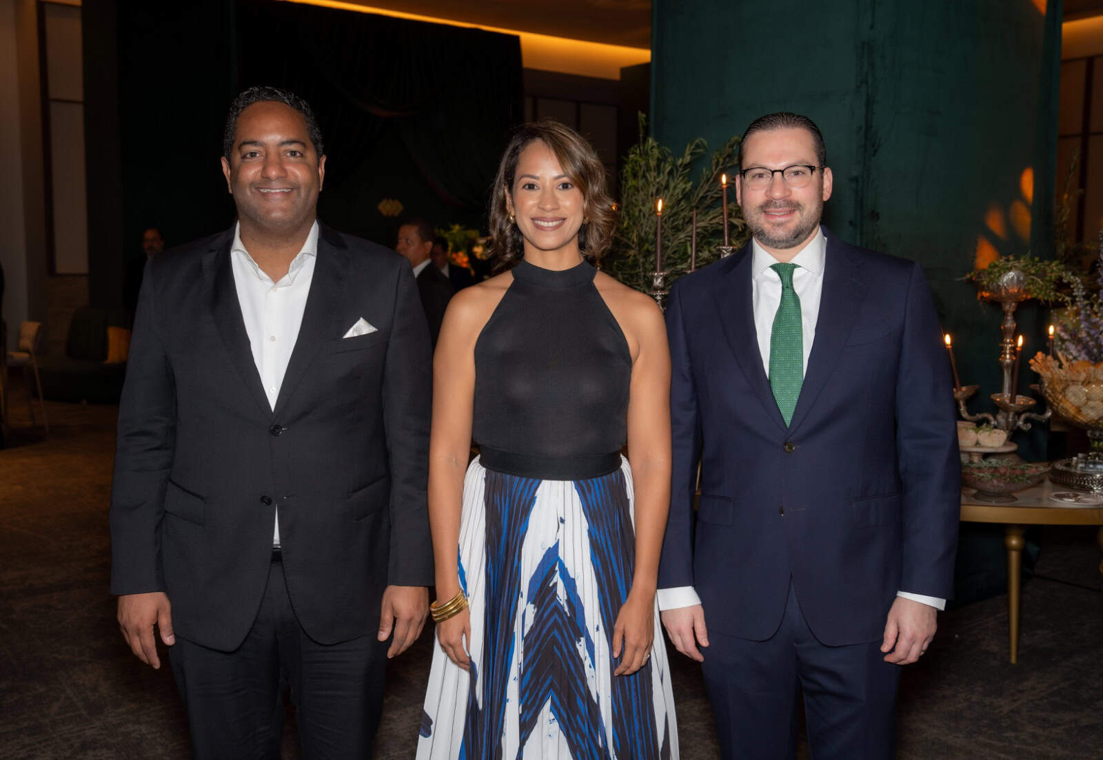  Benny Metz, Estefanie Marte y Jaime Senior.