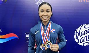 Matías gana tres medallas de oro; Cedeño saca músculos por los hombres en torneo de pesas