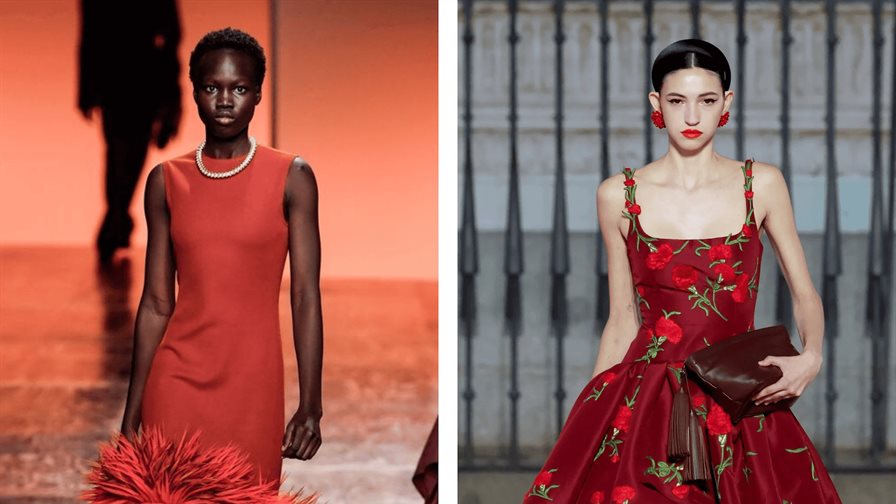 Rojo, terciopelo y traje: tres tendencias para vestir estas fiestas (y acertar)