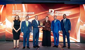 Reconocen a Fiduciaria Reservas como mayor estructurador del mercado de valores en RD