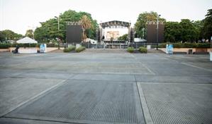 Parque Eugenio María de Hostos queda en total limpieza tras concierto de Rauw Alejandro