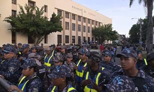 Polic&iacute;a llena de seguridad el Palacio de Justicia ante conocimiento de coerci&oacute;n del caso Senasa