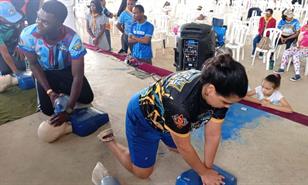 Defensa Civil capacita voluntarios en primeros auxilios por operativo navide&ntilde;o en Santiago