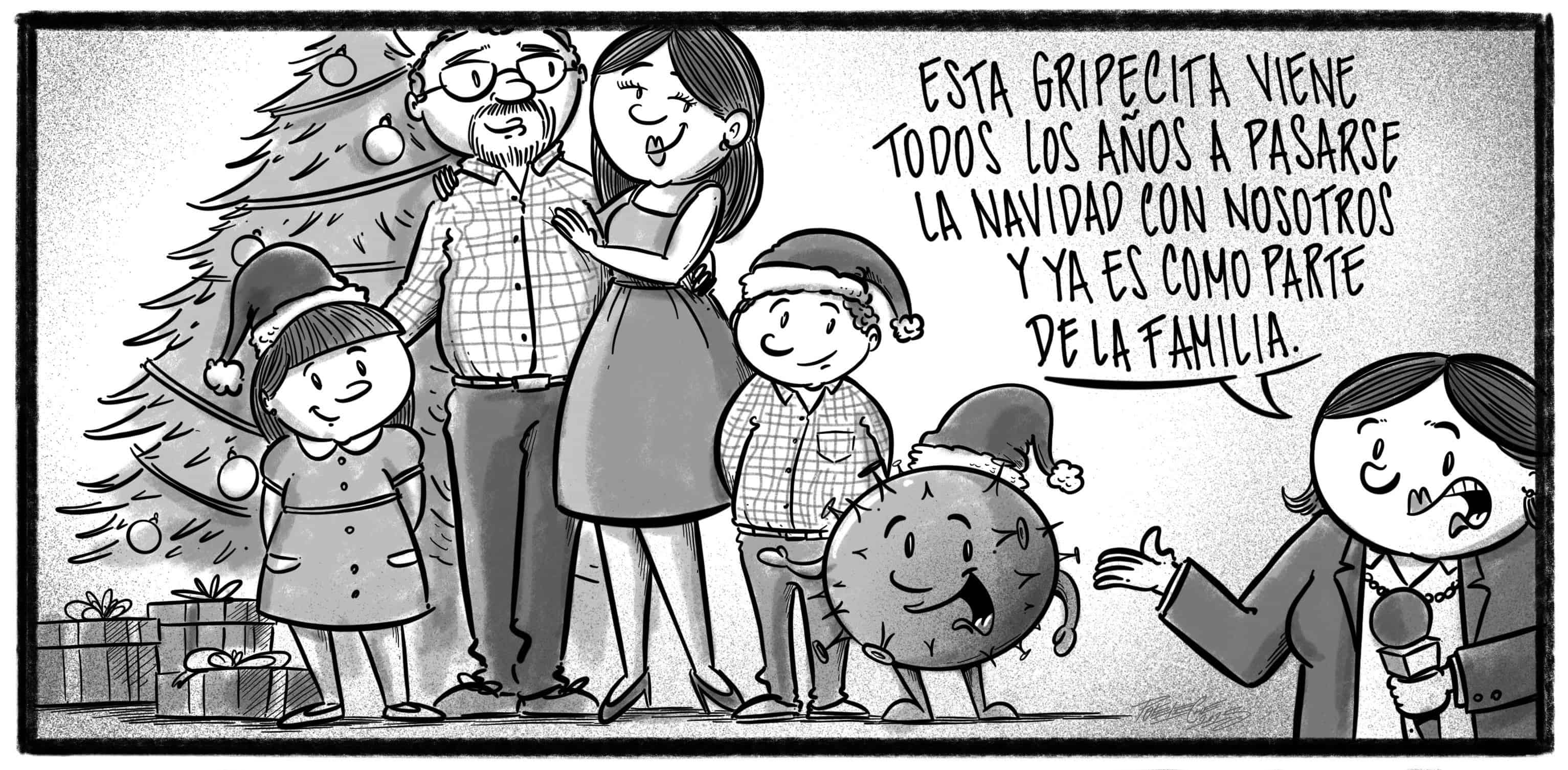 Caricatura de Noticiero Poteleche 16 diciembre 2025