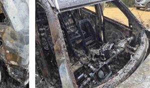 Yipeta usada en balacera de Villa Duarte fue localizada calcinada en Guerra