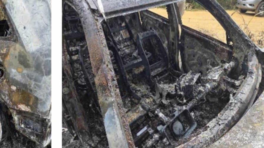 Yipeta usada en balacera de Villa Duarte fue localizada calcinada en Guerra Yipeta usada en balacera de Villa Duarte fue localizada calcinada en Guerra