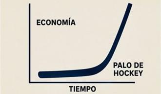 De la horizontalidad al v&eacute;rtigo:  El palo de hockey en la econom&iacute;a