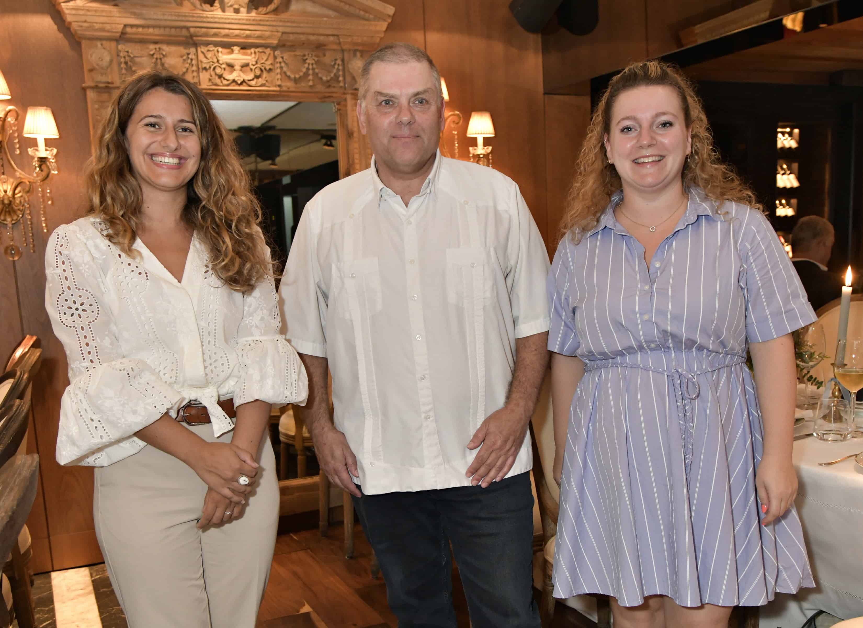 Natalie Gerzner, Ewold Engert y Sabrina Innocenti.