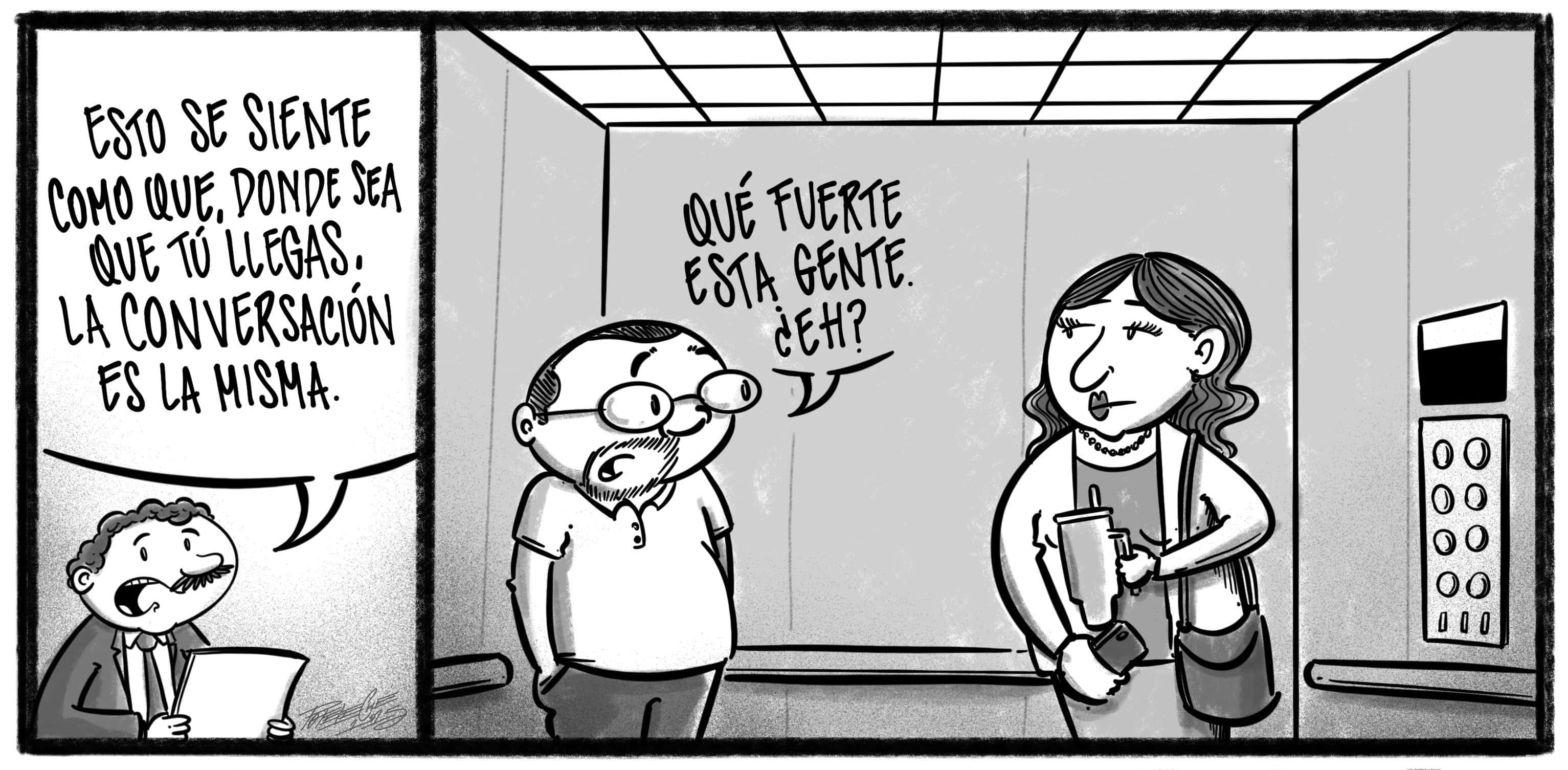 Caricatura de Noticiero Poteleche 17 diciembre 2025