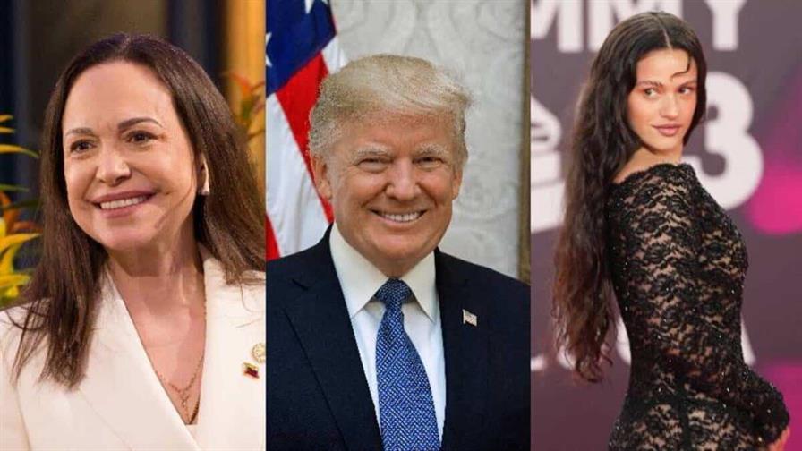Mar&iacute;a Corina Machado, Mamdani, Trump y Rosal&iacute;a, algunos de los 12 protagonistas de 2025