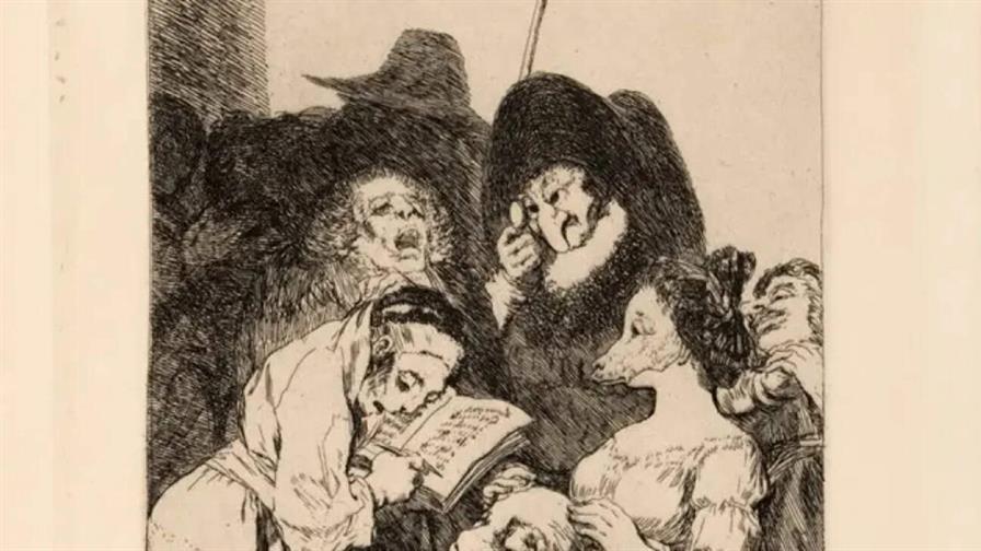 Subastan grabado de Goya regalado por Juan Carlos I a Nicolae Ceausescu Subastan grabado de Goya regalado por Juan Carlos I a Nicolae Ceausescu