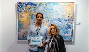 Luis Gabriel Ros Jim&eacute;nez gana premio Best Solo Exhibitor Spectrum Miami 2025 en Miami Art Week