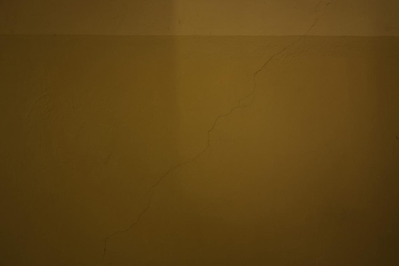 Grietas en las paredes del liceo