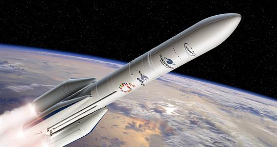 Un cohete Ariane 6 lanza desde la Guayana dos nuevos sat&eacute;lites del sistema Galileo
