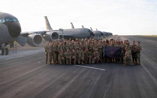 Dos escuadrones de la Fuerza A&eacute;rea de Estados Unidos instalaron la base en el AILA