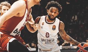 Jean Montero marc&oacute; 13 puntos en el triunfo de Valencia en Euroliga