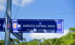 Nombran calle de Santiago en honor al jurista Am&eacute;rico Espinal Hued