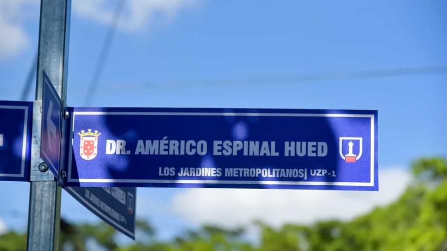 Nombran calle de Santiago en honor al jurista Américo Espinal Hued Nombran calle de Santiago en honor al jurista Américo Espinal Hued