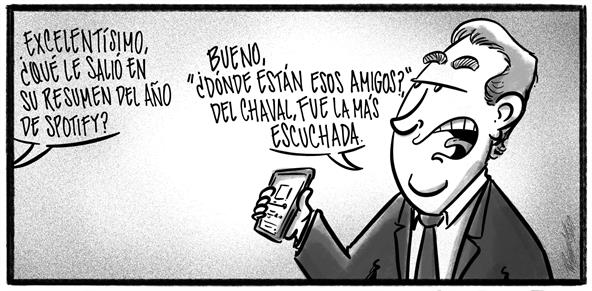 Caricatura de Noticiero Poteleche 19 diciembre 2025