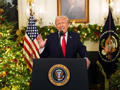 Donald Trump exagera sus logros en un discurso a la nación