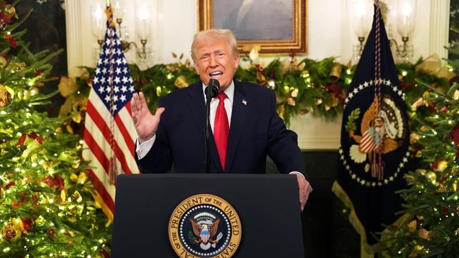 Trump abre su discurso a la nación atacando a los migrantes y al sistema político anterior Trump abre su discurso a la nación atacando a los migrantes y al sistema político anterior
