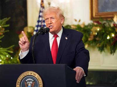 Trump anuncia en su discurso un bono para los militares de EEUU