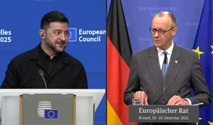 La UE acuerda pr&eacute;stamo de 90,000 millones de euros para Ucrania sin usar activos rusos