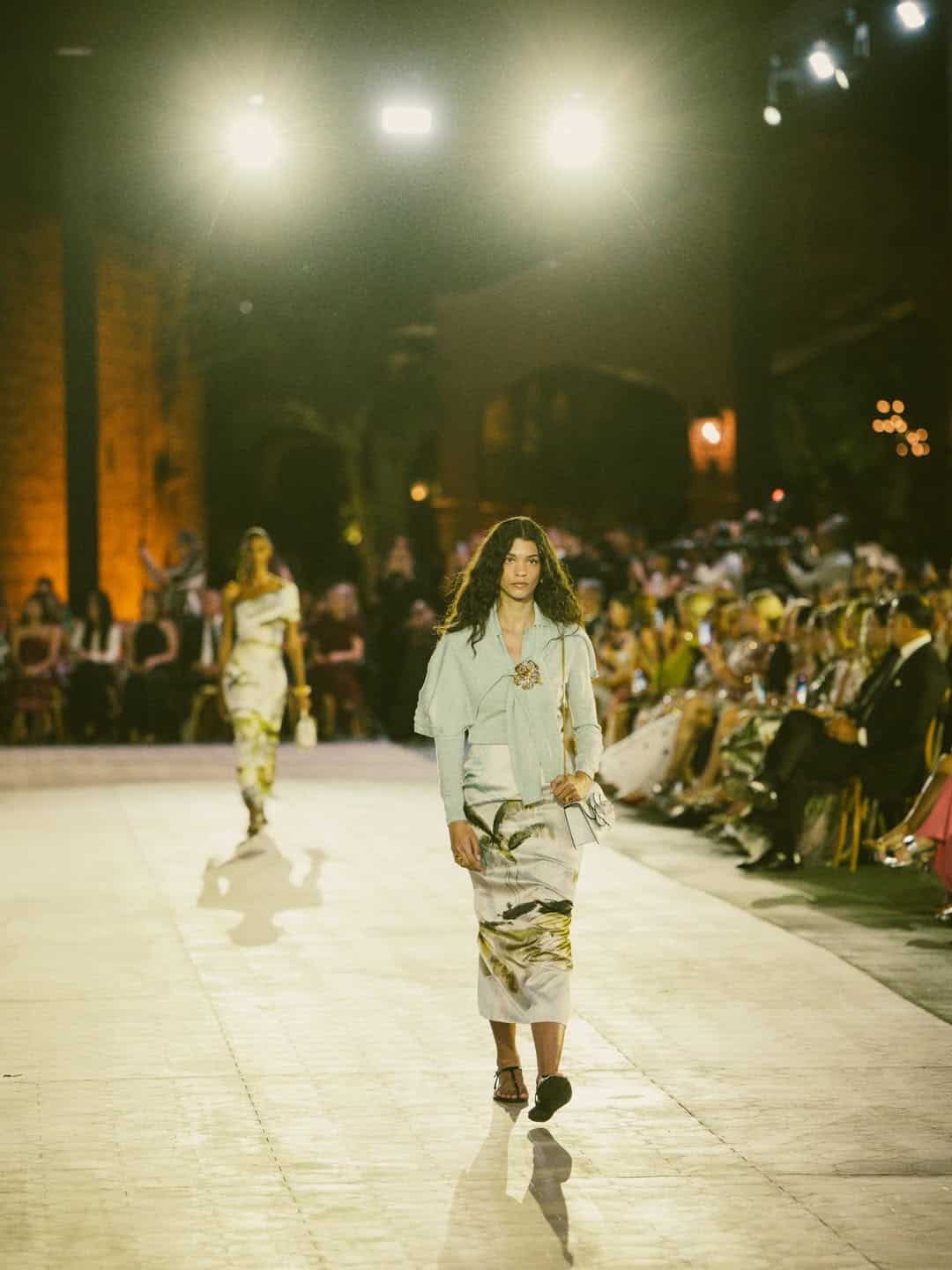 Desfile Pre-Fall 2026 de &Oacute;scar de la Renta en la Fortaleza Ozama.