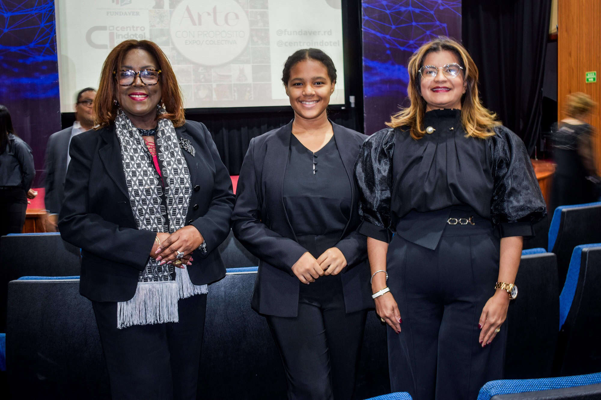 Zoila Beltré, María Fernanda Gómez y Daulisis Herrera.