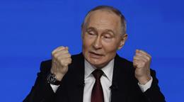 Putin se emociona al hablar de los soldados que combaten en Ucrania