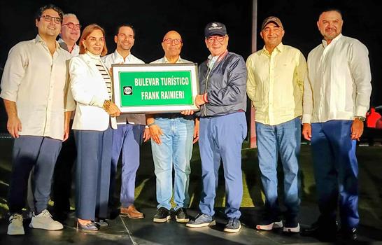 RD Vial entrega iluminado el Bulevar Tur&iacute;stico Frank Rainieri y anuncia programa nacional