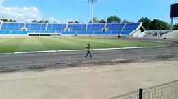 La Pista del Estadio Ol&iacute;mpico F&eacute;lix S&aacute;nchez ser&aacute; Mondo, igual a la que se mont&oacute;n en Par&iacute;s 2024
