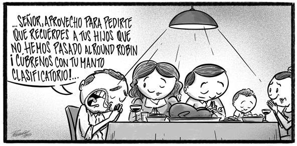 Caricatura de Noticiero Poteleche 22 diciembre 2025