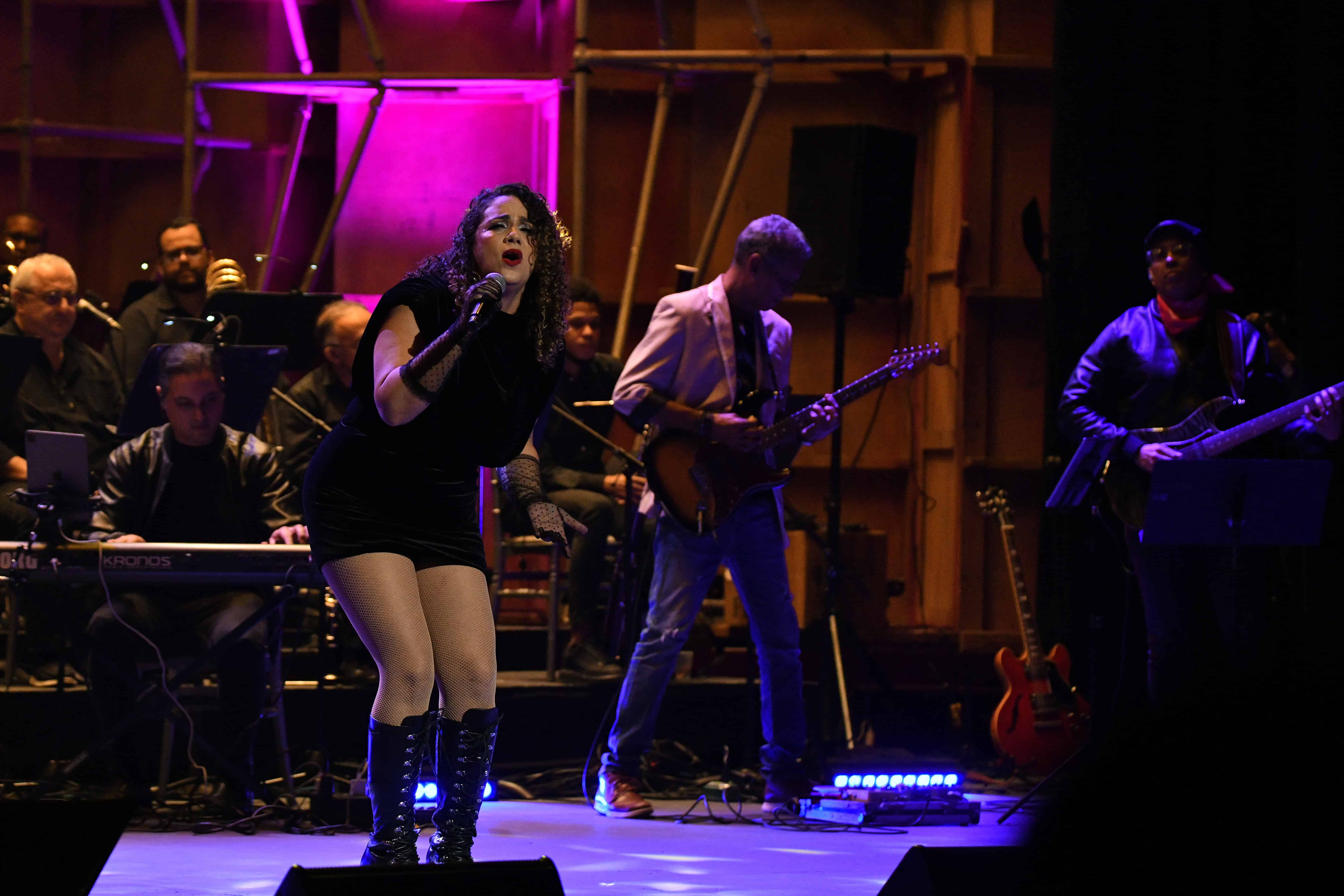 Laura Rivera en Rock Sinfónico 2025.