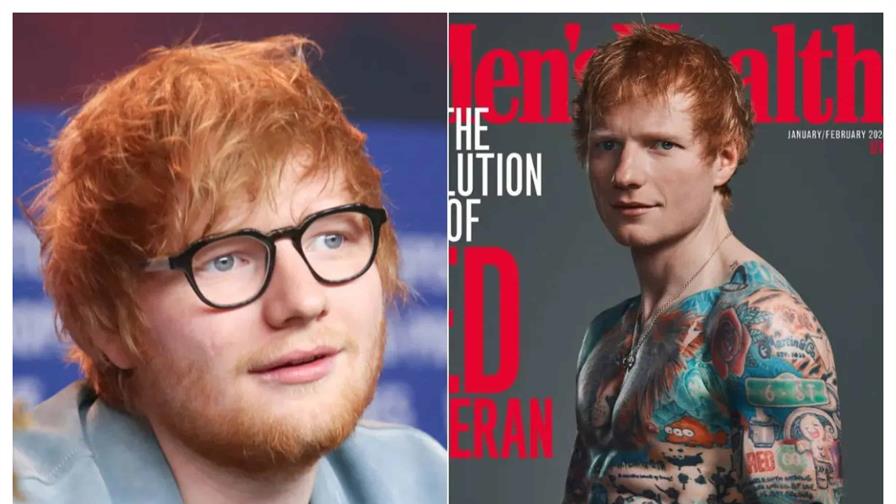 La transformaci&oacute;n f&iacute;sica de Ed Sheeran en la portada de Men&acute;s Health tras perder 30 libras