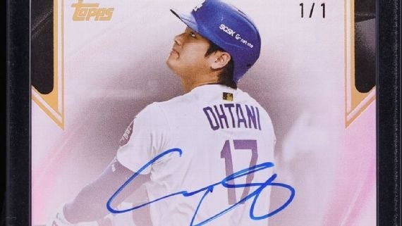 R&eacute;cord hist&oacute;rico: tarjeta autografiada de Shohei Ohtani se vende en $3 millones