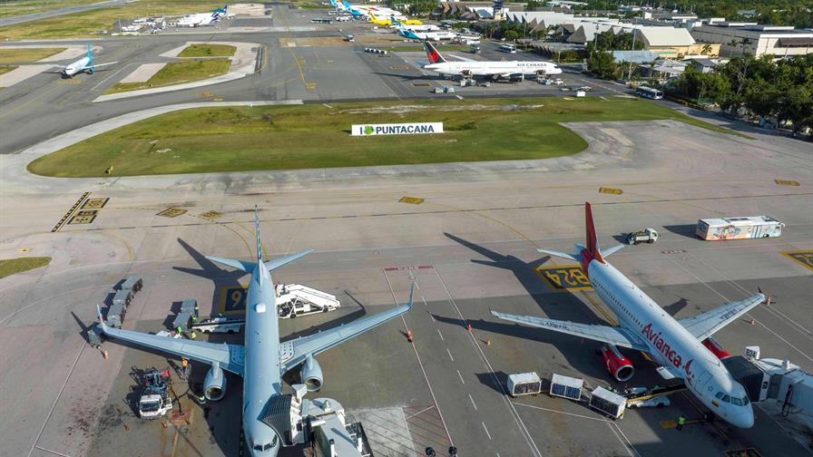 El Aeropuerto de Punta Cana supera los 896 vuelos en una semana