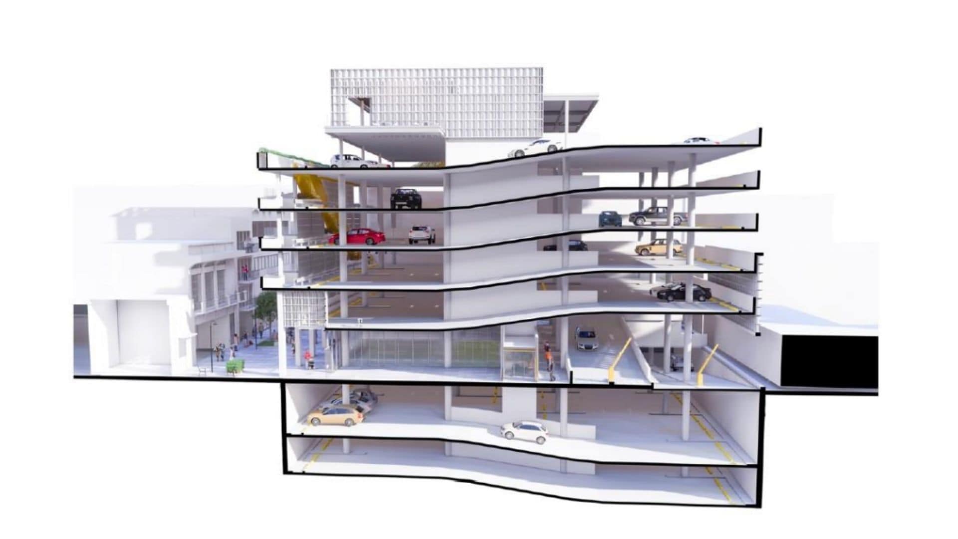 Parqueo de la Jos&eacute; Reyes contar&aacute; con 242 espacios y &aacute;rea comercial en la azotea
