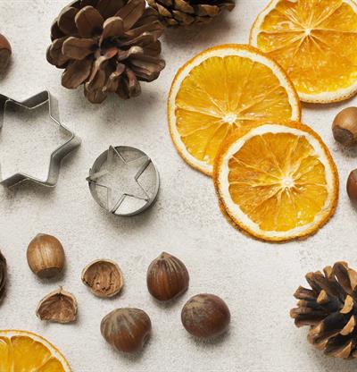 Un fest&iacute;n saludable: frutos secos y frutas deshidratadas realzan las fiestas