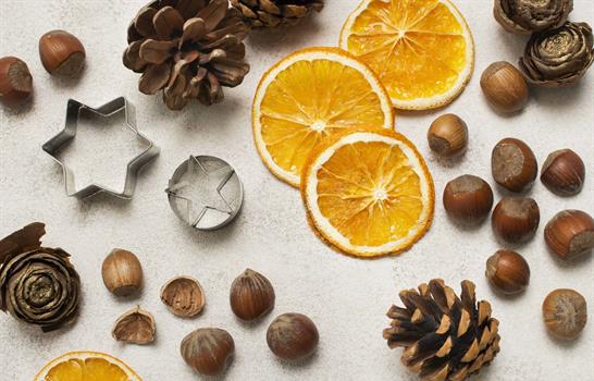 Un fest&iacute;n saludable: frutos secos y frutas deshidratadas realzan las fiestas