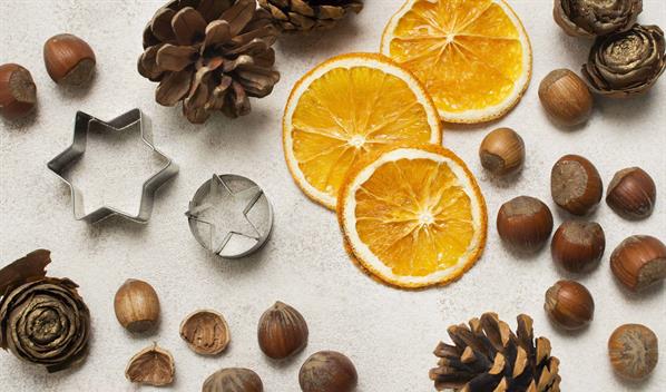 Un fest&iacute;n saludable: frutos secos y frutas deshidratadas realzan las fiestas