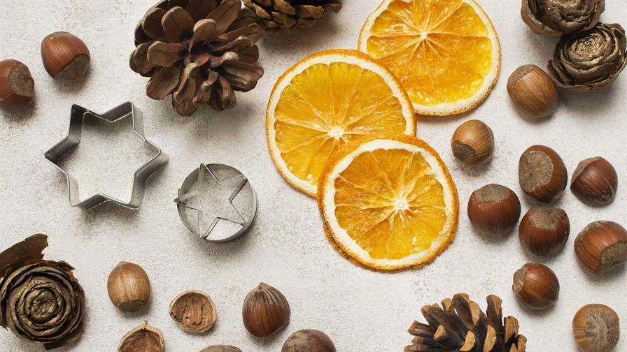 Un fest&iacute;n saludable: frutos secos y frutas deshidratadas realzan las fiestas